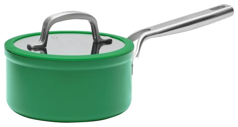 Garnek aluminiowy z pokrywką/z nieprzywierającą powierzchnią odpowiedni na indukcję 1,3 l Meda 3.0 – FABINI