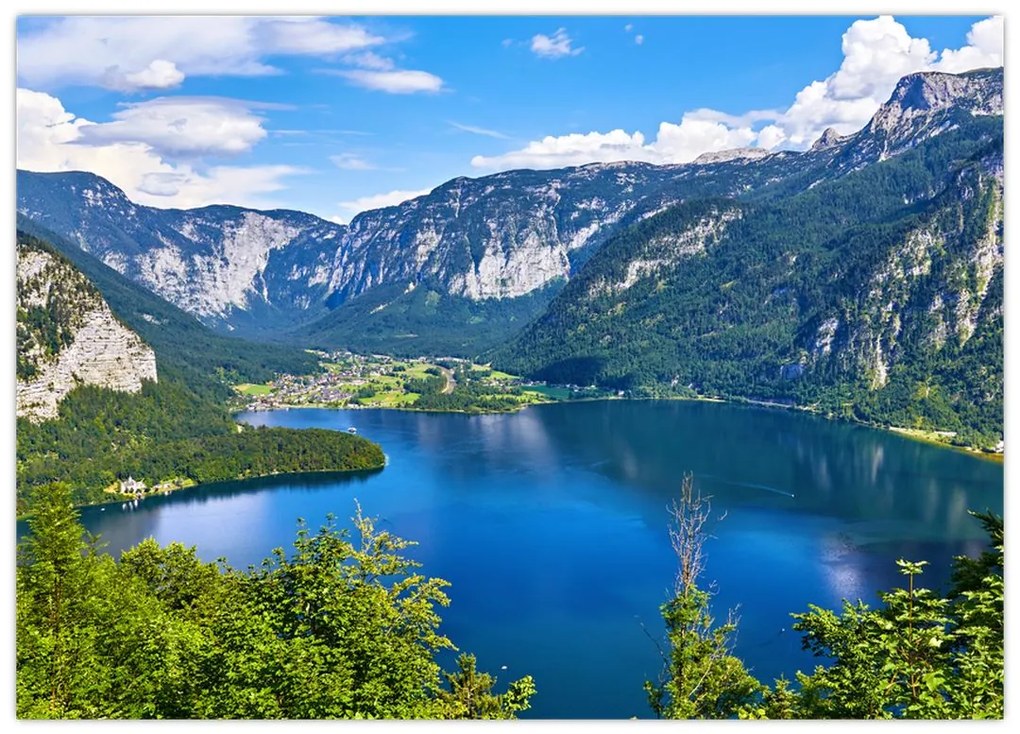 Obraz - Hallstätter See, Hallstatt, Austria (70x50 cm)