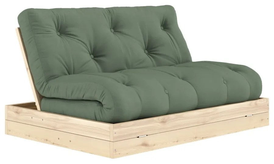 Zielona rozkładana sofa 145 cm Flip – Karup Design