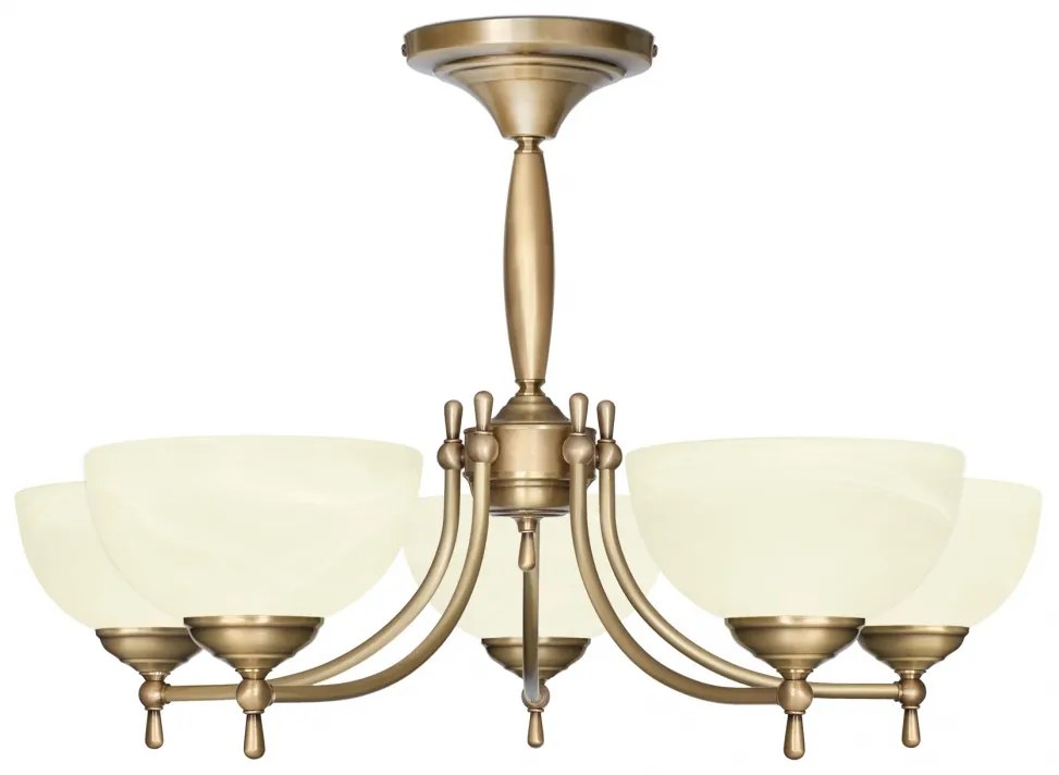 Elegancki złoty żyrandol C-S5AK