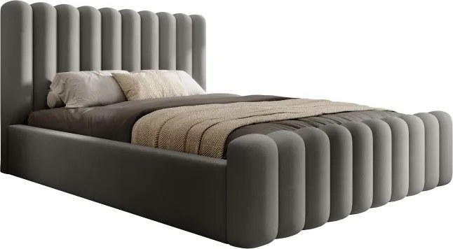 Łóżko Mona VII 140 w tkaninie Magic Velvet 2217