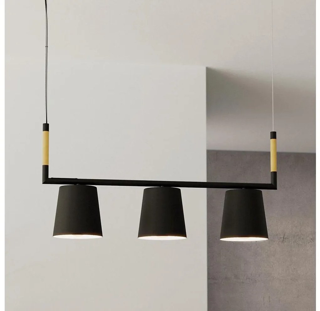 Eglo 43612 - Lampa wisząca LACEY 3xE27/40W/230V na linkach
