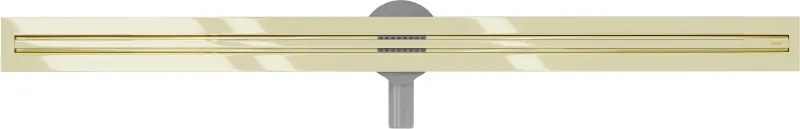Mexen Flat 360° Slim odpływ liniowy obrotowy 160 cm, złoty - 1541160