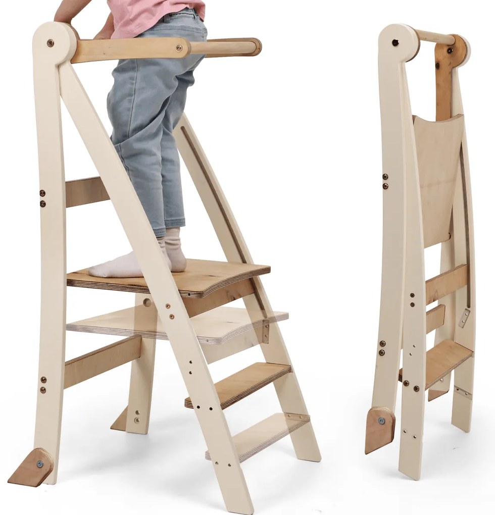 Taboret dziecięcy o regulowanej wysokości