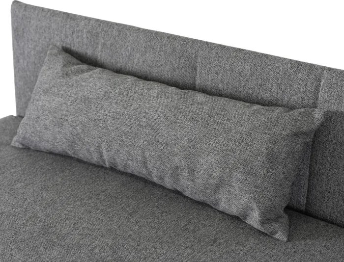 Łóżko Tapczan Młodzieżowe KARO 2 90x200 cm Narożne Szare