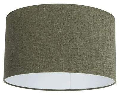 Abażur z tkaniny ciemnozielony 35/35/20