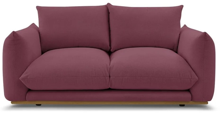 Bordowa sofa 193 cm Ernest – Bobochic Paris