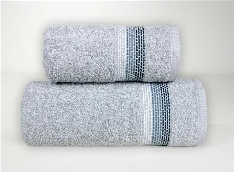 Ręcznik kąpielowy Frotex Ombre 70x140 jasnopopielaty GRENO
