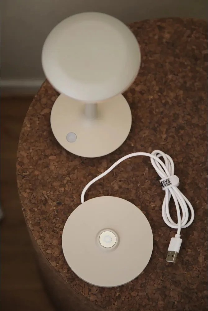 Szarobeżowa lampa stołowa LED (wysokość 20 cm) Petit – Markslöjd