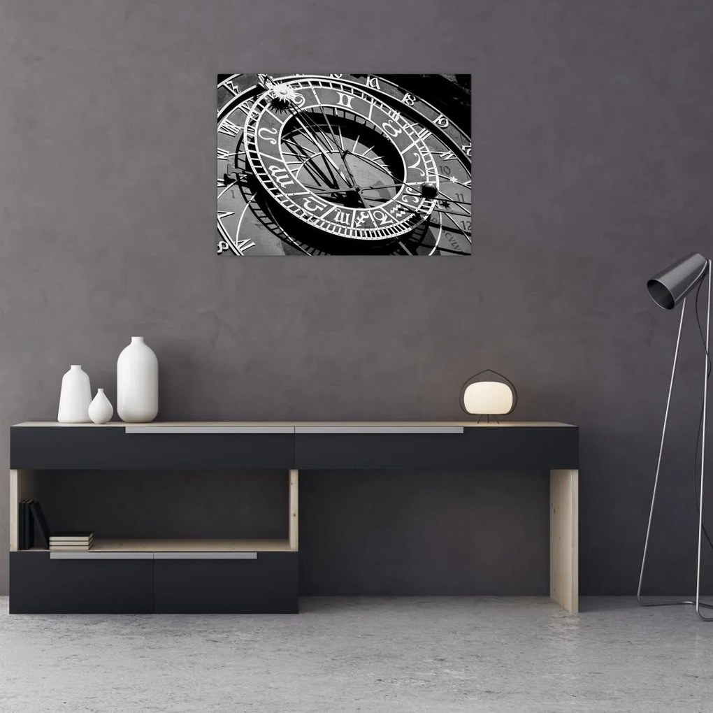 Obraz - Zegar astronomiczny, Praga, Czechy (70x50 cm)