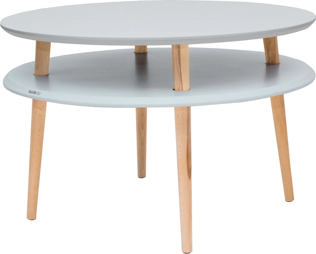 Stolik na drewnianych nogach Ufo Low 45