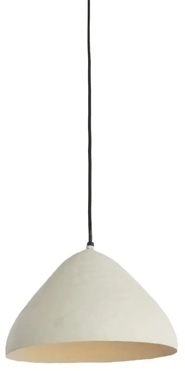Kremowa lampa wisząca ø 32 cm Elimo – Light &amp; Living