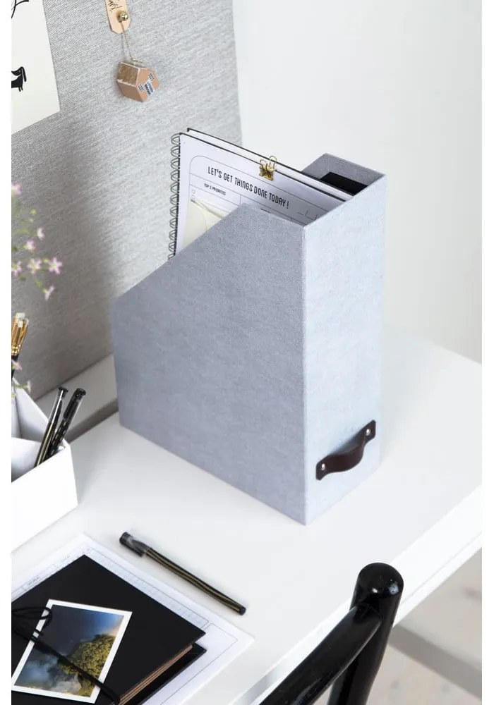 Kartonowy organizer na dokumenty Estelle Canvas Paper Laminate – Bigso