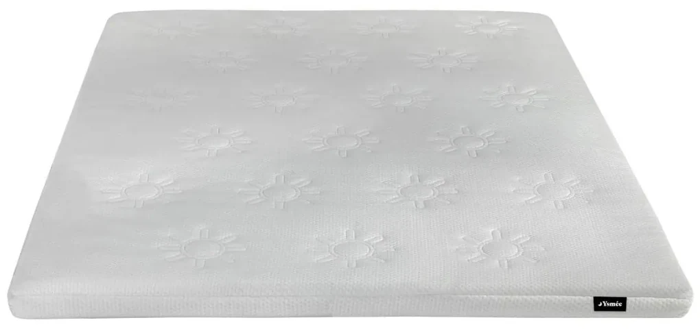Materac nawierzchniowy BI FEELING — żel i pianka z pamięcią kształtu marki YSMÉE — 160 × 200 cm