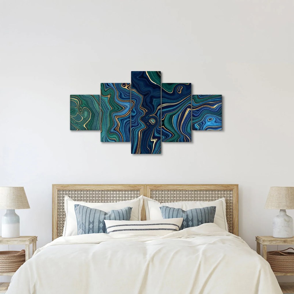 Obraz - Marmur agatowy (125x70 cm)