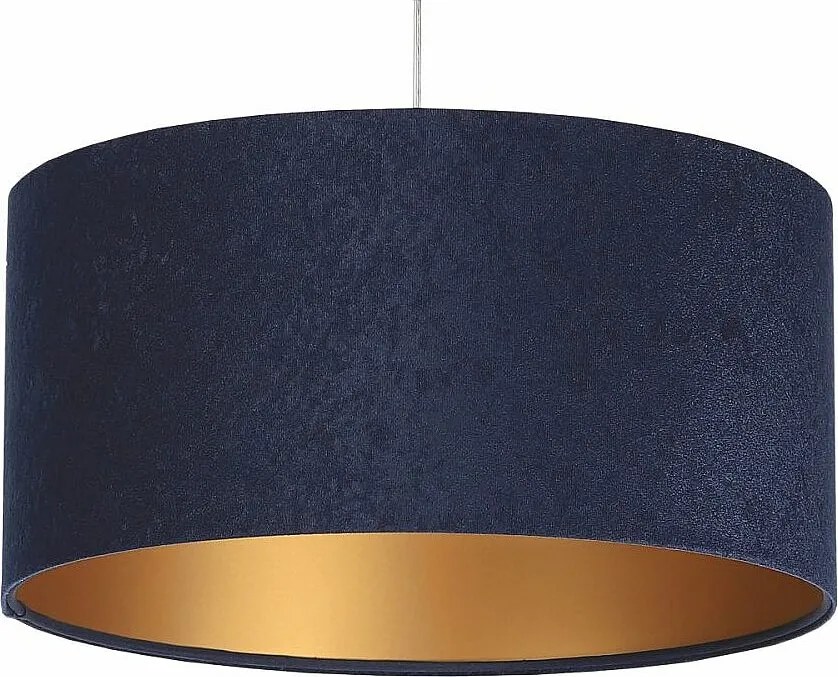 Lampa wisząca HOME 30 granatowa/złota