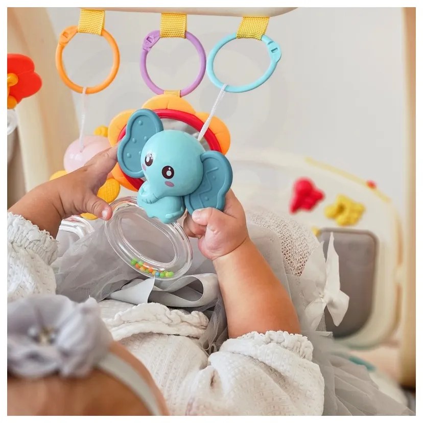 Woopie baby mata z pałąkiem pchacz 2w1 pianinko