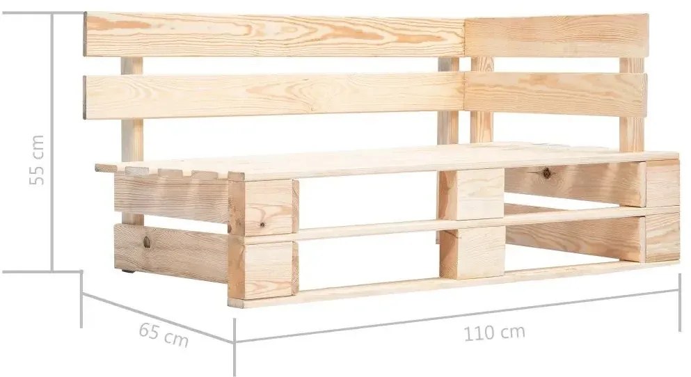 Ławka ogrodowa z palet - Olefix 3X