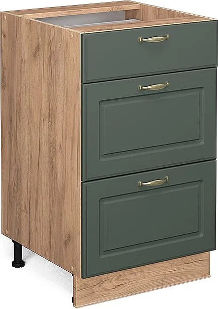 Szafka dolna do kuchni green gold country 50x51.6x82 fame-line