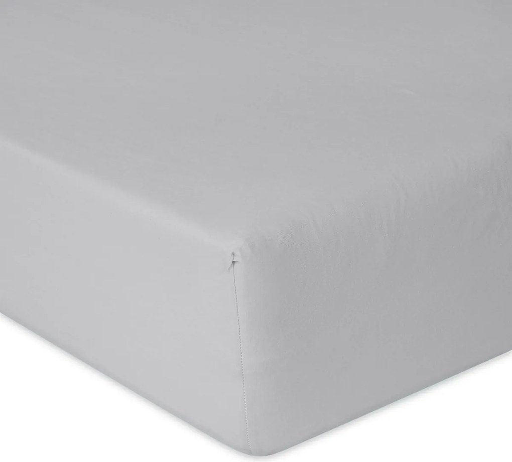 Matex Bamboo nieprzepuszczalny prześcieradło jasnoszary, 80 x 160 cm