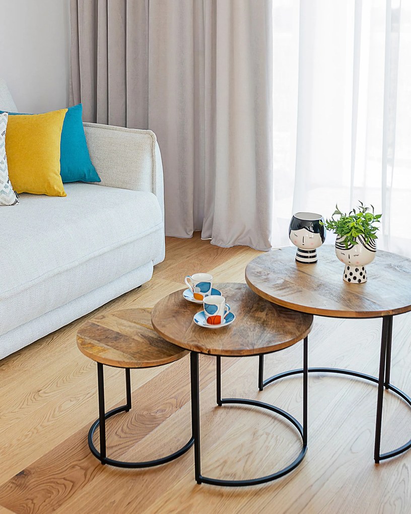 Komplet stolików Loft 3szt.