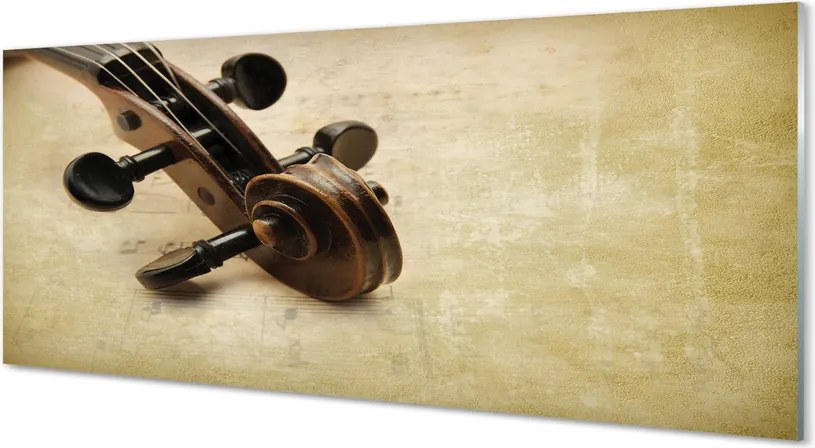 Szkło Ozdobne do Kuchni Nuty i Struny Gitary