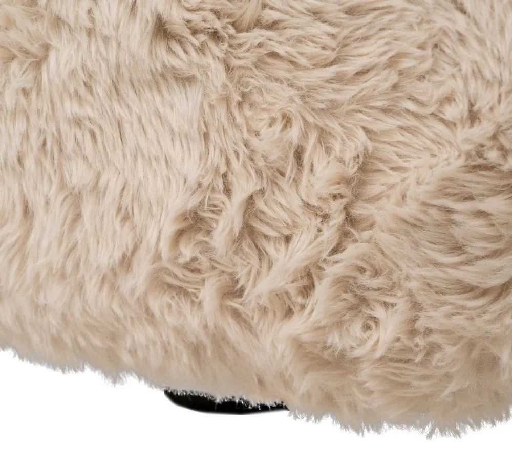 Beżowa sofa 185 cm Teddy – Ixia