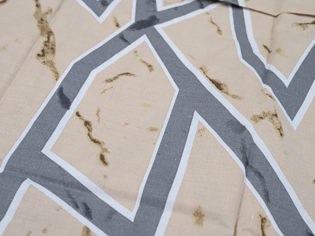 PrzytulneMieszkanie.pl PrzytulneMieszkanie.pl Pościel bawełniana SORGI kremowa Rozmiar pościeli: 2 szt 70 x 90 cm | 200 x 220 cm