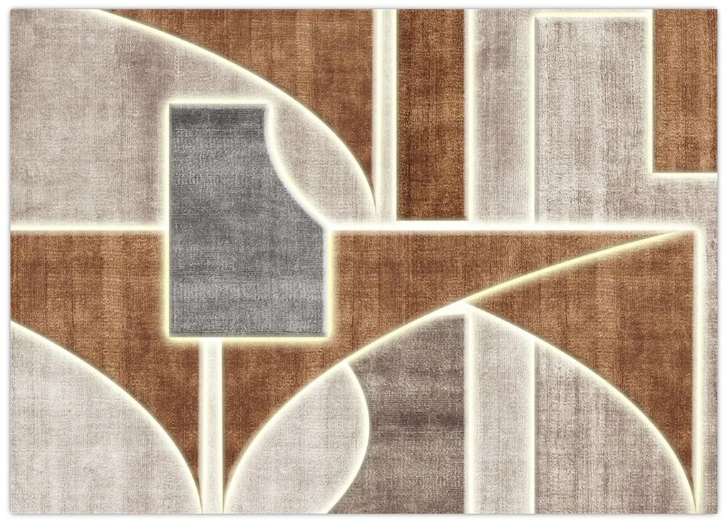 Obraz - Kształty (70x50 cm)