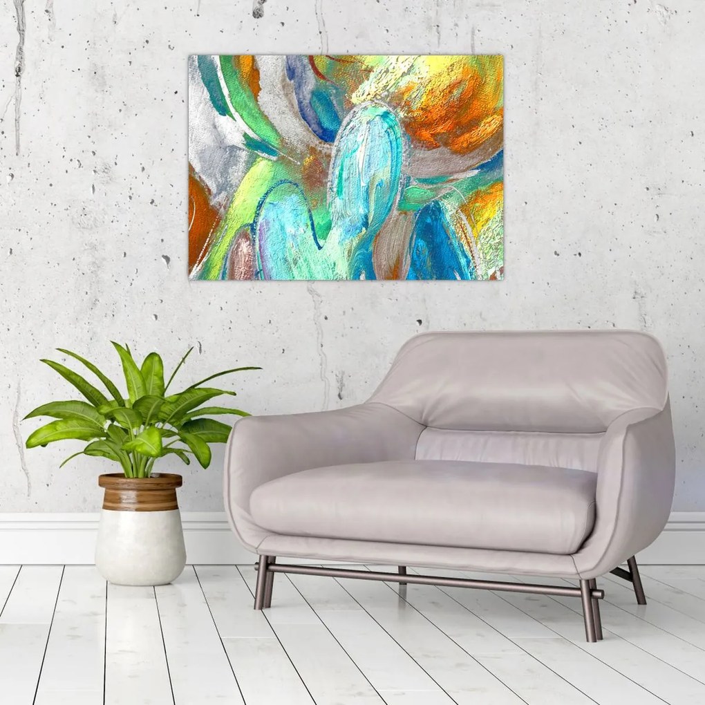 Obraz - Kolorowa abstrakcja (70x50 cm)