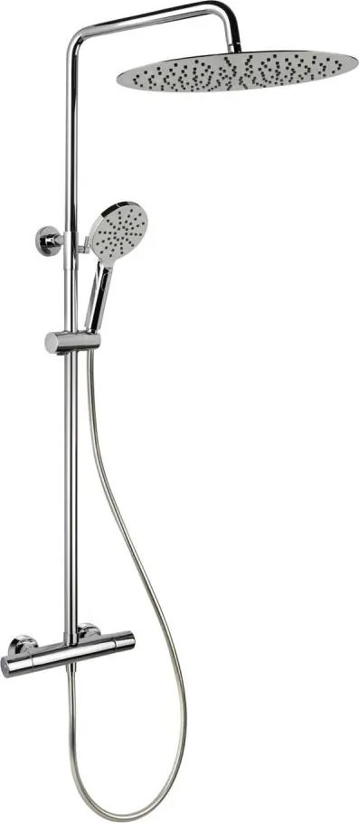 Zestaw prysznicowy z baterią termostatyczną DRAGOR błyszczący chrom