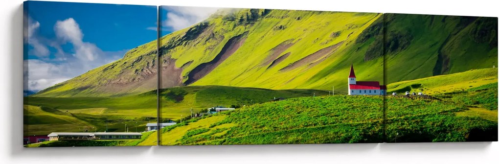 Obraz górskiego krajobrazu (170x50 cm)