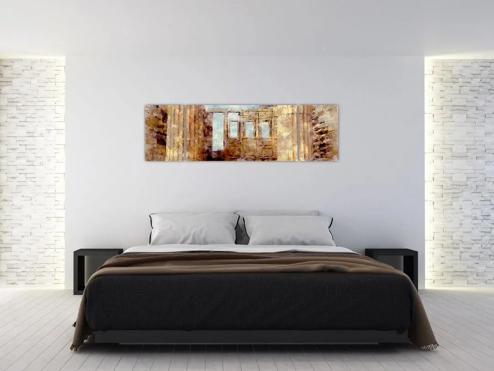 Obraz - Erechtejon, Ateny, Grecja (170x50 cm)