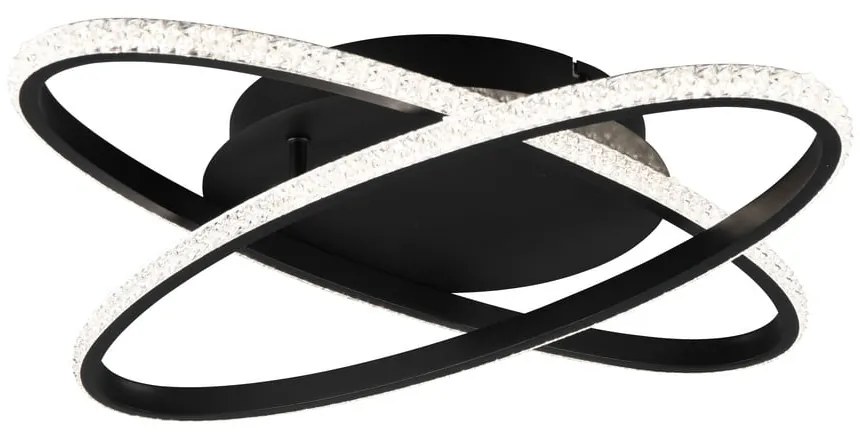 Czarna lampa sufitowa LED Lane – Trio