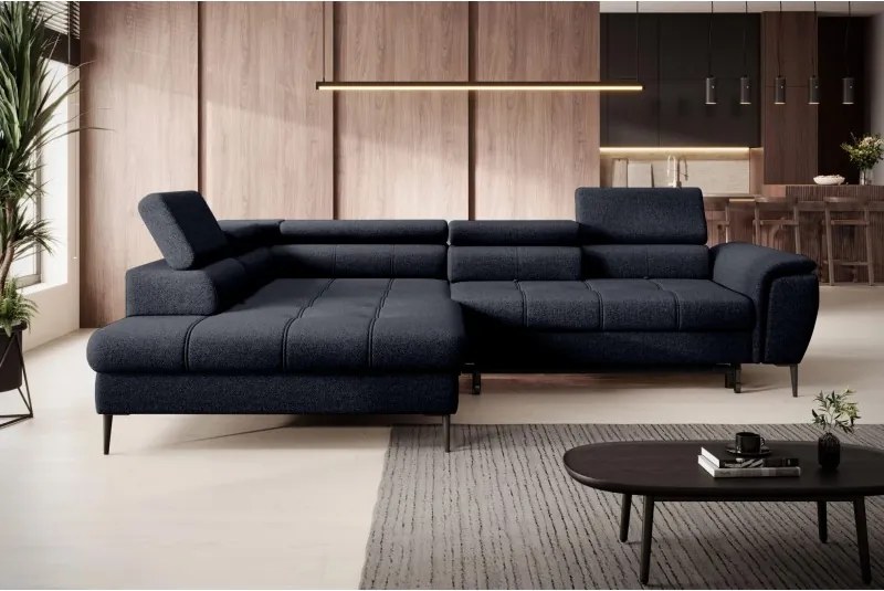 Narożnik DENVER L Lewostronny z funkcją spania Lewostronny w ktaninie SERENO 696 WERSAL