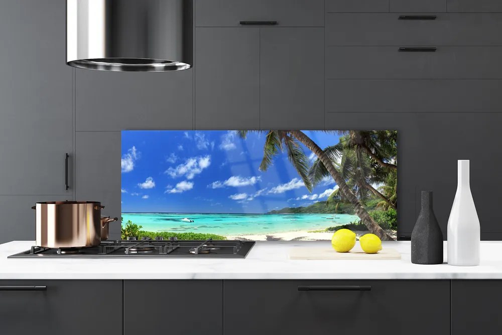 Panel Kuchenny Palmy Nad Lazurowym Morzem