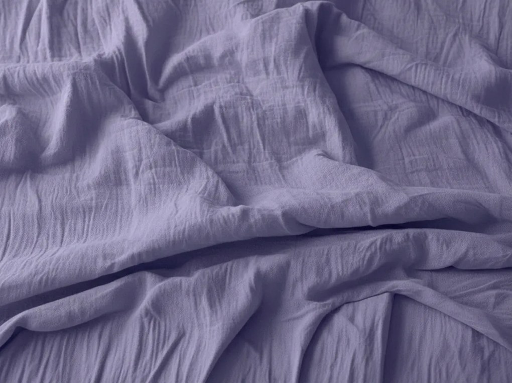 PrzytulneMieszkanie.pl PrzytulneMieszkanie.pl Muślinowa pościel MUSSARI jasny fioletowy Rozmiar pościeli: 70 x 90 cm | 140 x 200 cm