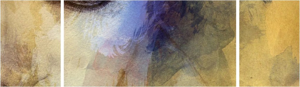 Obraz - Portret kobiety, rysunek (170x50 cm)