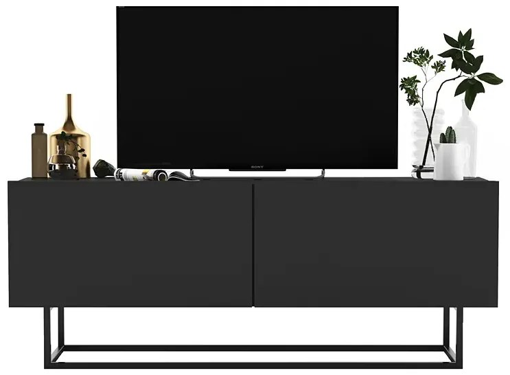 Szafka rtv na nóżkach grafitowa - Merol 5X