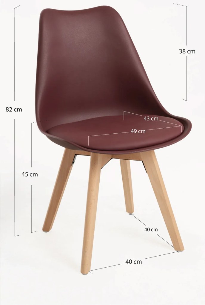 Zestaw 4 krzese Synk Basic