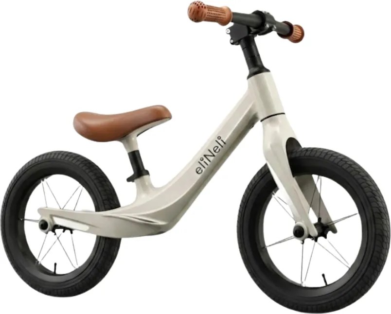 Rowerek biegowy LUNA z lekką ramą, od 2 lat, beżowy ELIS design