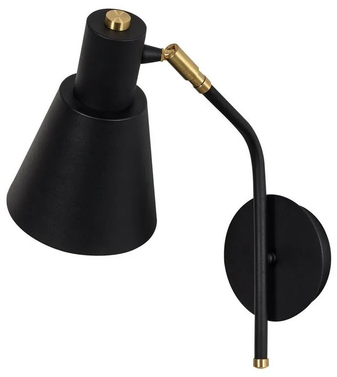 Kinkiet lampa ścienna Sivani - MR-664, czarny/złoty