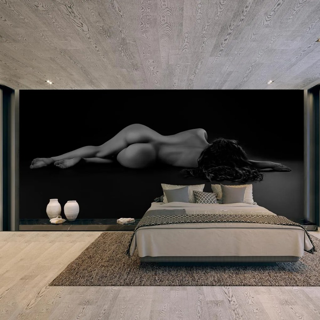 Fototapeta - Akt leżącej kobiety (196x136 cm)