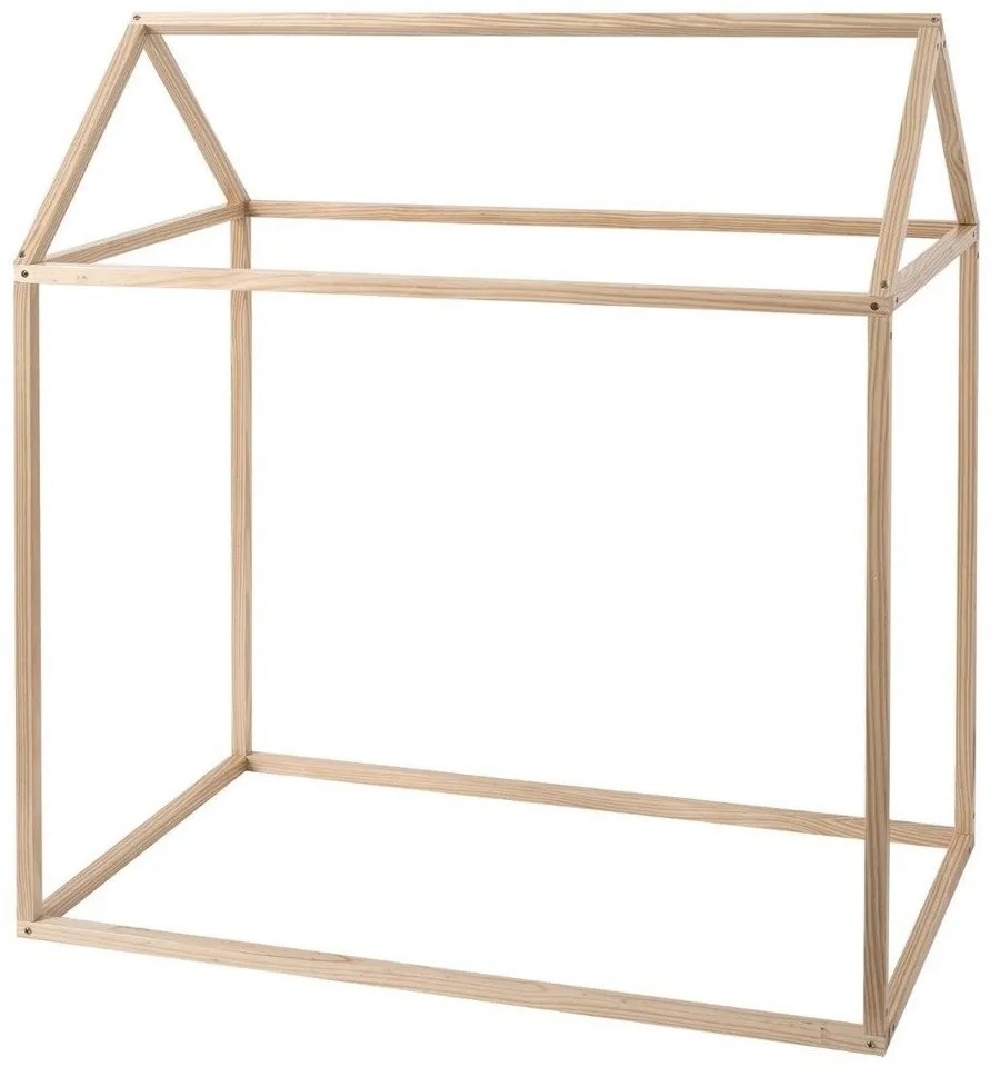 Drewniany domek dla dzieci, dekoracja - 115 x 66 x 126 cm