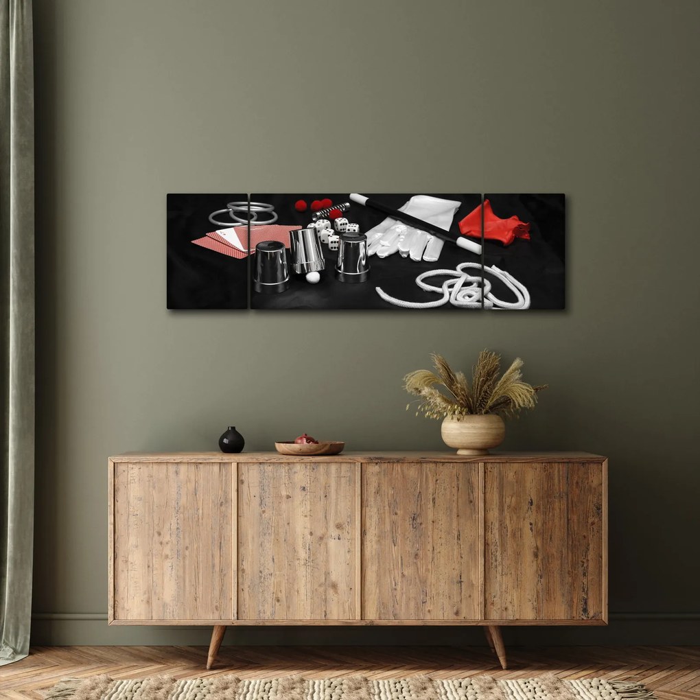 Obraz rzeczy magika (170x50 cm)