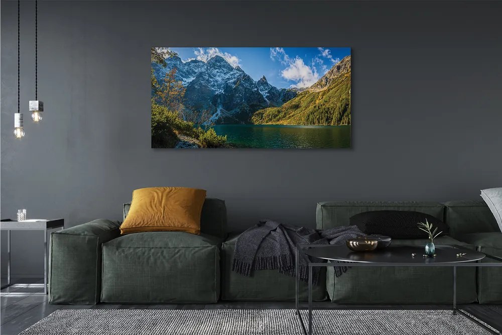 Zdjęcie na płótnie Góry i Jezioro