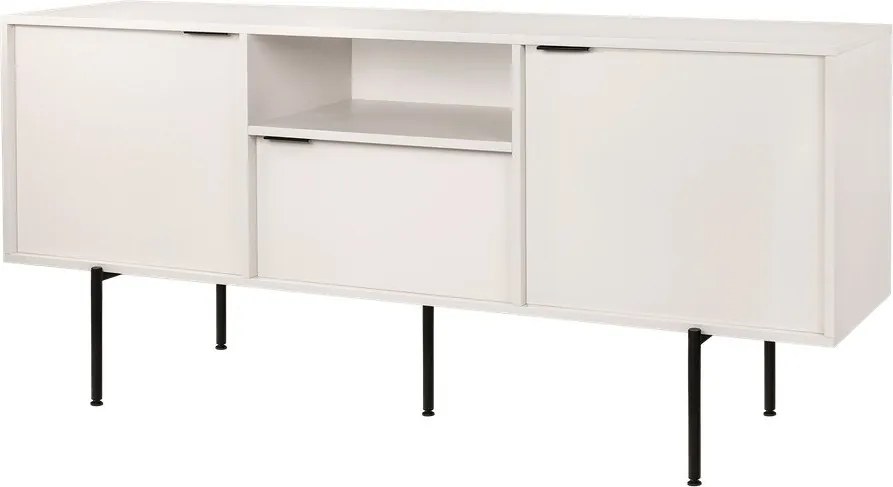 Szarobeżowa szafka pod TV 180x79x50 cm Bau – noo.ma