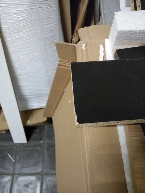 PROMOCJA Stół jadalniany MADO czarny z blatem w dekorze dąb artisan 80x80cm II. jakość