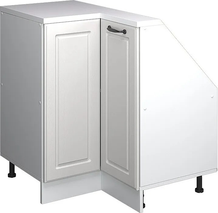 Narożna szafka kuchenna na dach skośny biały domek wiejski 75.6x75.6x81.6 r-line