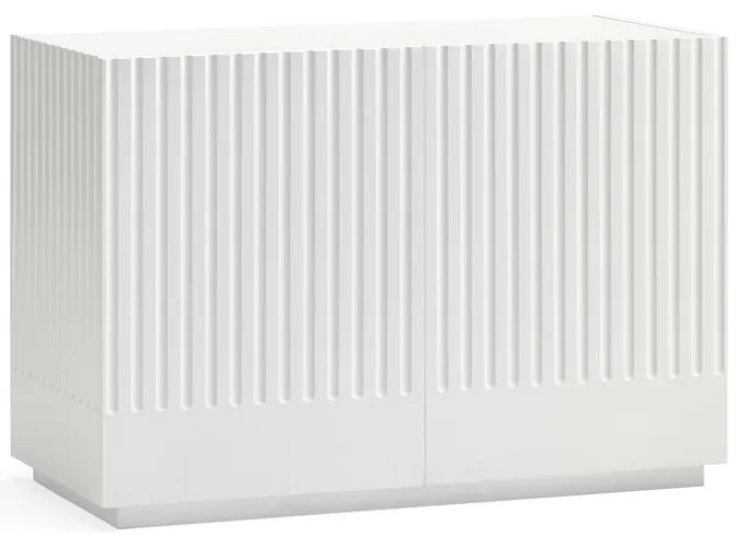Biała niska komoda 100x70 cm Doric – Teulat